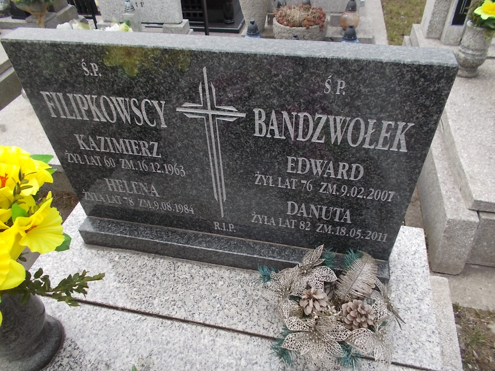 Kazimierz Filipkowski Sosnowiec Wniebowzięcia NMP - Grobonet - Wyszukiwarka osób pochowanych