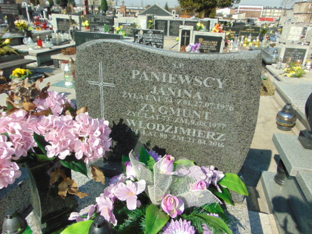 Włodzimierz Paniewski Sosnowiec Wniebowzięcia NMP - Grobonet - Wyszukiwarka osób pochowanych