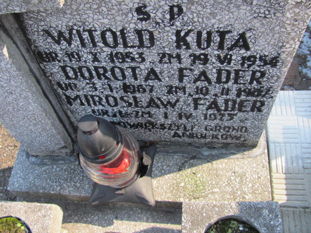 Mirosław Fadder 1925 Sosnowiec Wniebowzięcia NMP - Grobonet - Wyszukiwarka osób pochowanych