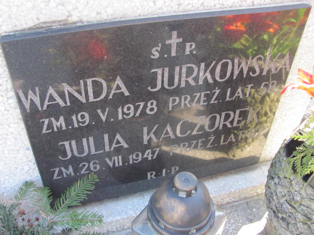 Julia Kaczorek Sosnowiec Wniebowzięcia NMP - Grobonet - Wyszukiwarka osób pochowanych