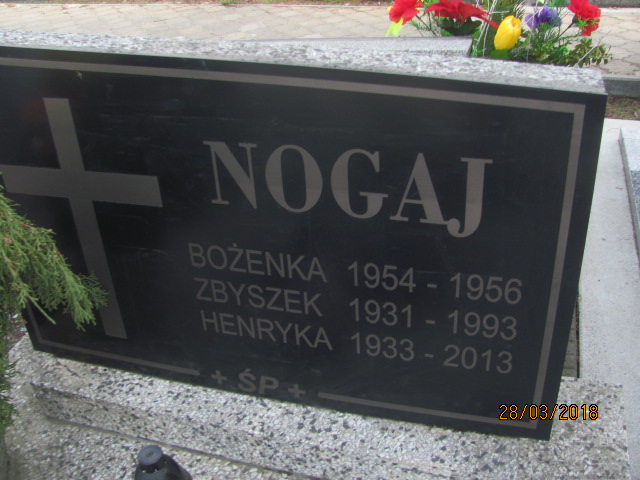 Henryka Nogaj 1932 Sosnowiec Wniebowzięcia NMP - Grobonet - Wyszukiwarka osób pochowanych