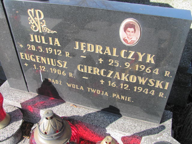 Eugeniusz Gierczakowski 1906 Sosnowiec Wniebowzięcia NMP - Grobonet - Wyszukiwarka osób pochowanych