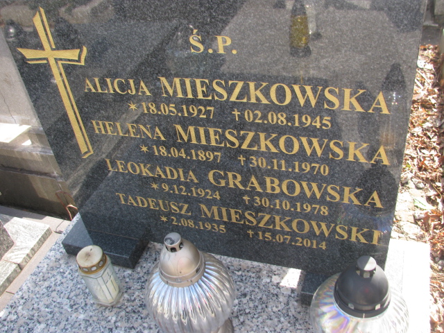 Helena Mieszkowska 1897 Sosnowiec Wniebowzięcia NMP - Grobonet - Wyszukiwarka osób pochowanych