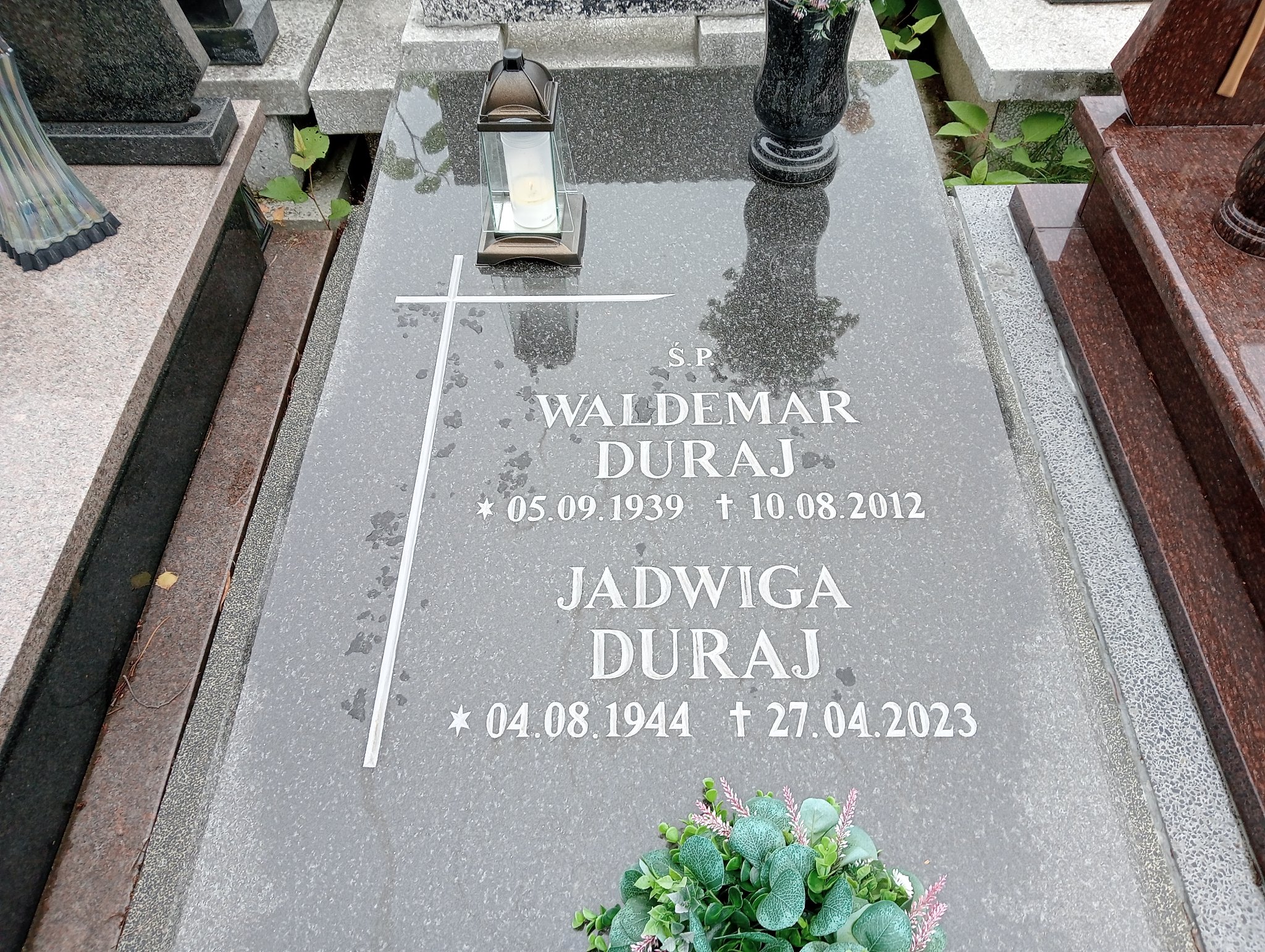 Jadwiga Duraj 1944 Sosnowiec Wniebowzięcia NMP - Grobonet - Wyszukiwarka osób pochowanych