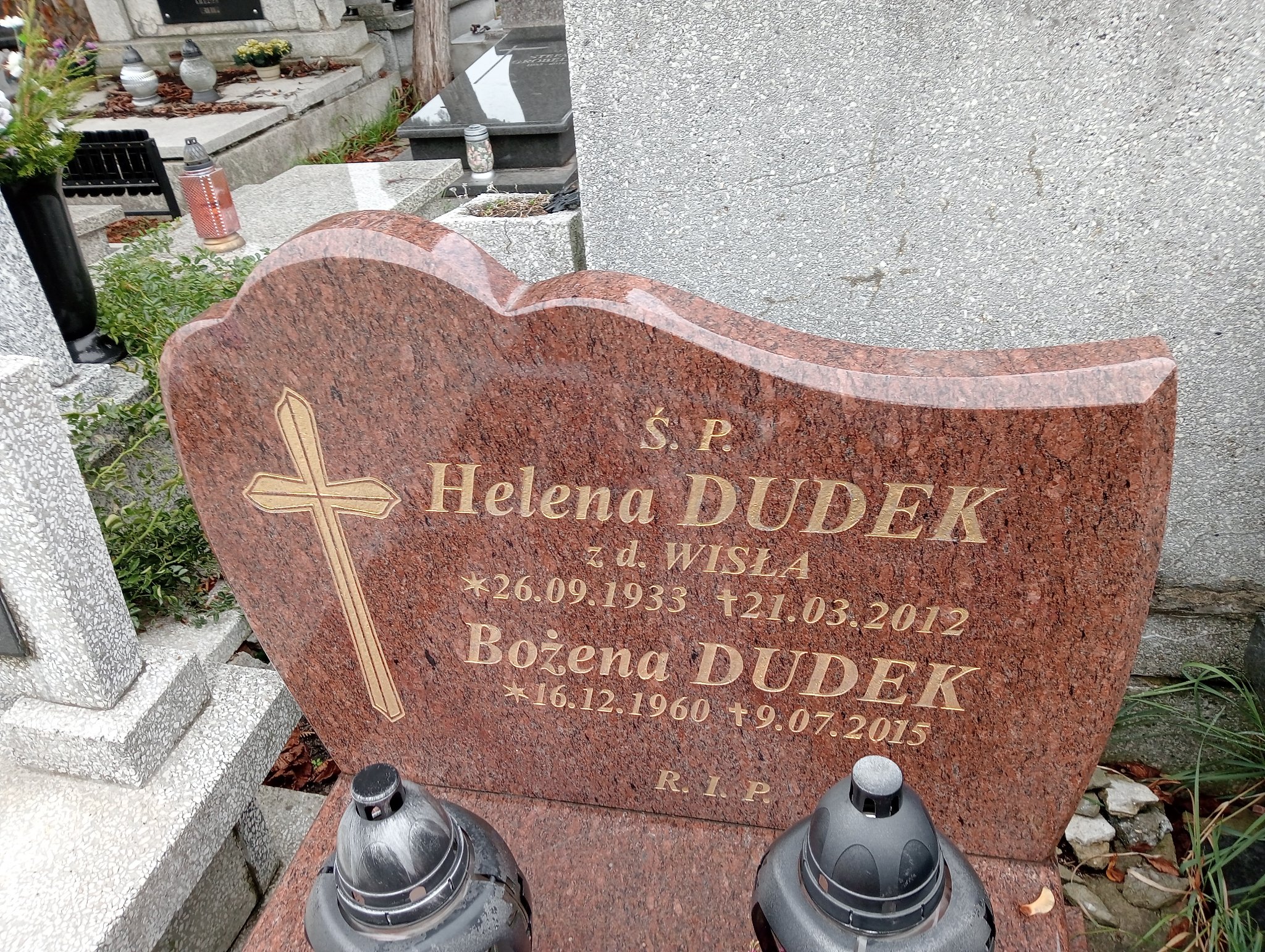 Bożena Dudek 1960 Sosnowiec Wniebowzięcia NMP - Grobonet - Wyszukiwarka osób pochowanych