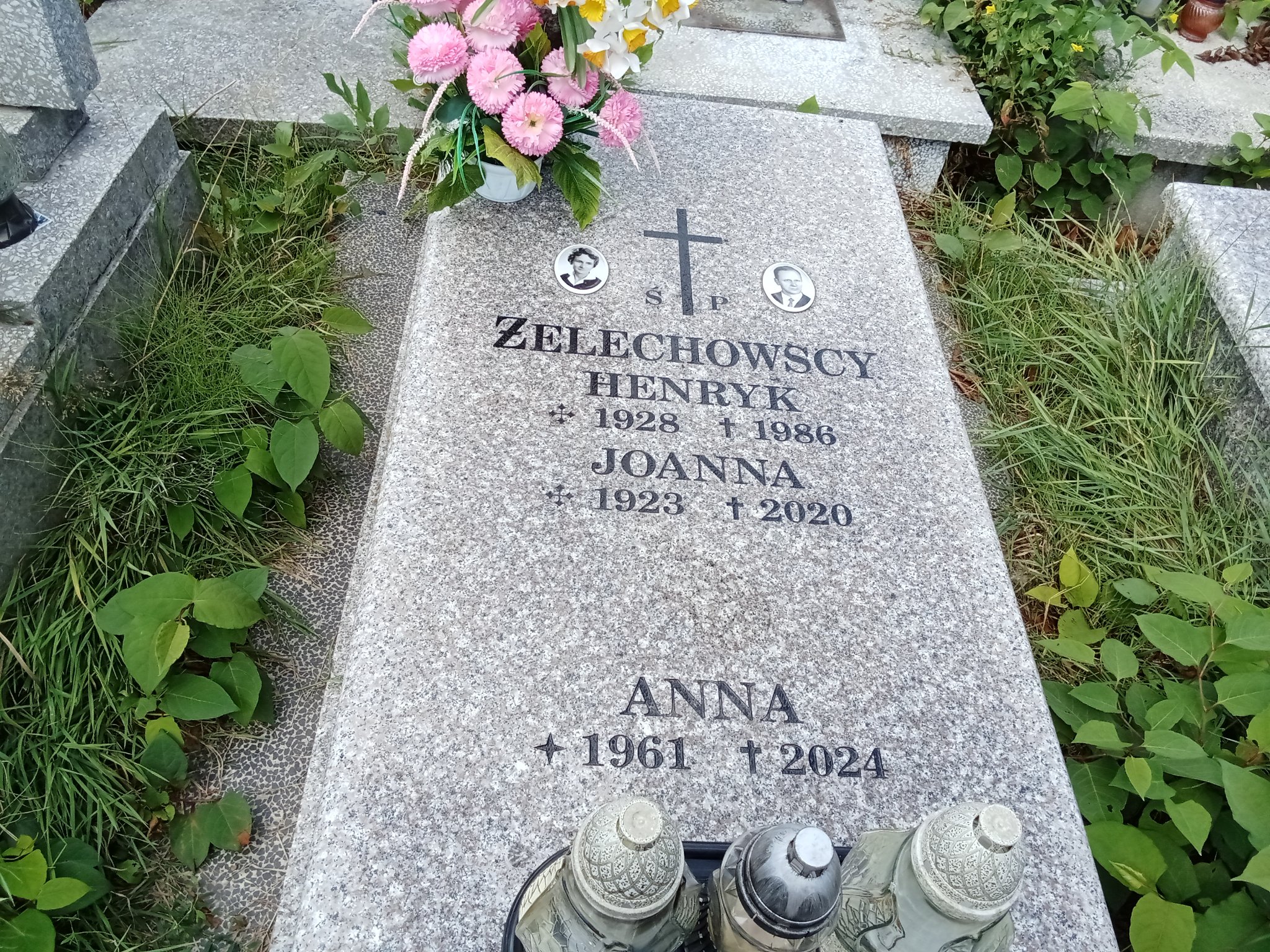 Anna Żelechowska 1961 Sosnowiec Wniebowzięcia NMP - Grobonet - Wyszukiwarka osób pochowanych