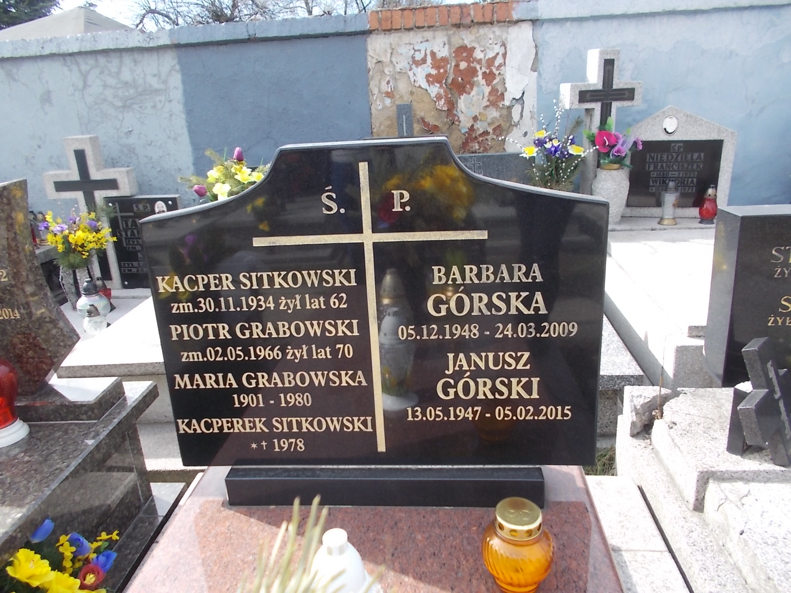 Kacper Sitkowski 1977 Sosnowiec Wniebowzięcia NMP - Grobonet - Wyszukiwarka osób pochowanych