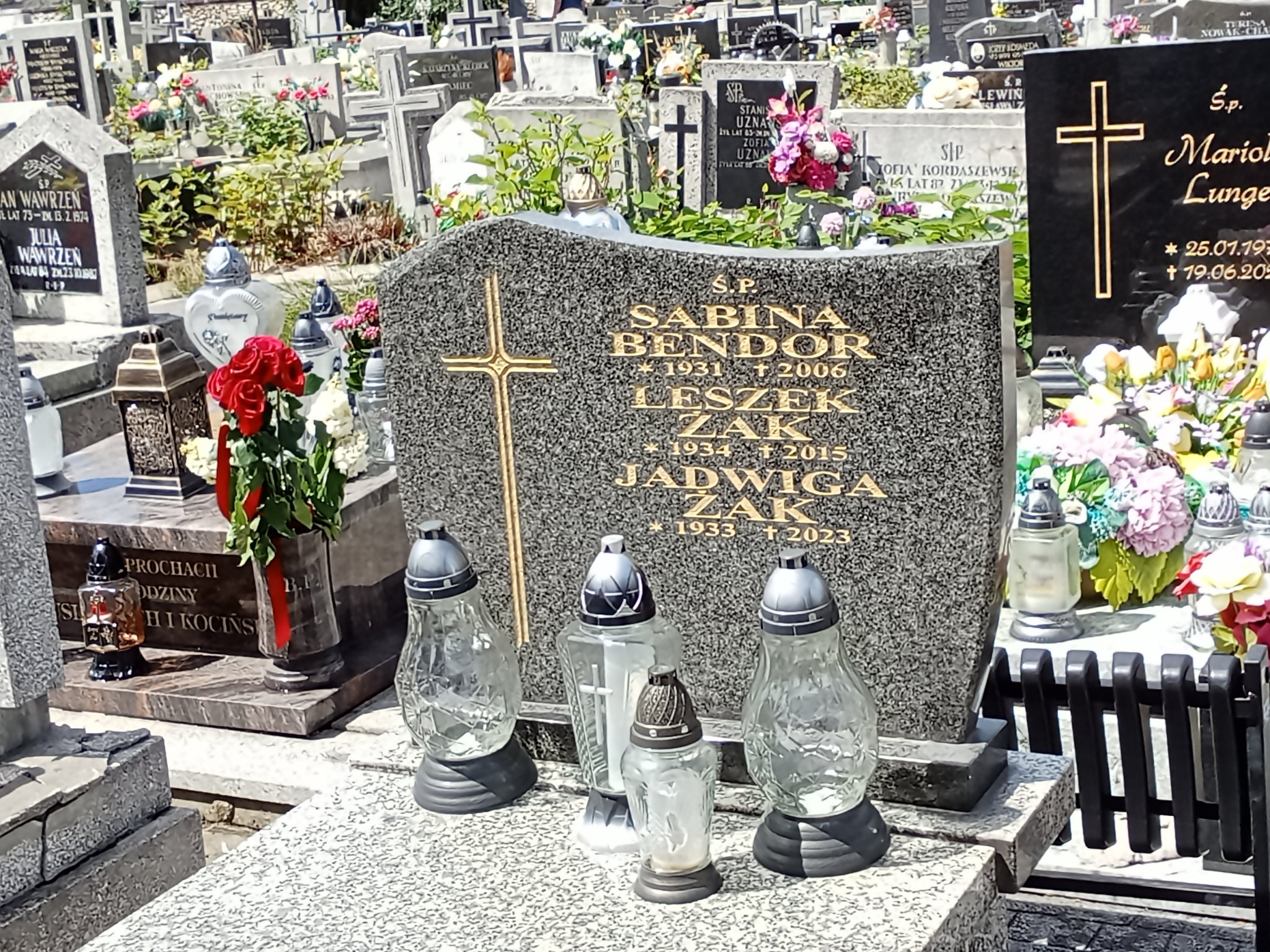 Jadwiga Żak 1933 Sosnowiec Wniebowzięcia NMP - Grobonet - Wyszukiwarka osób pochowanych