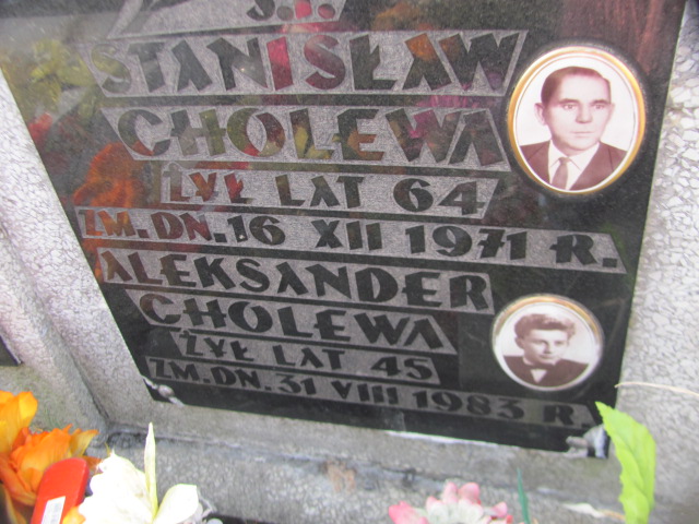 Stanisław Cholewa Sosnowiec Wniebowzięcia NMP - Grobonet - Wyszukiwarka osób pochowanych