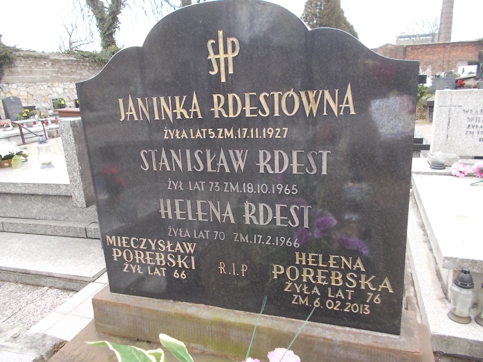 Mieczysław Porębski Sosnowiec Wniebowzięcia NMP - Grobonet - Wyszukiwarka osób pochowanych