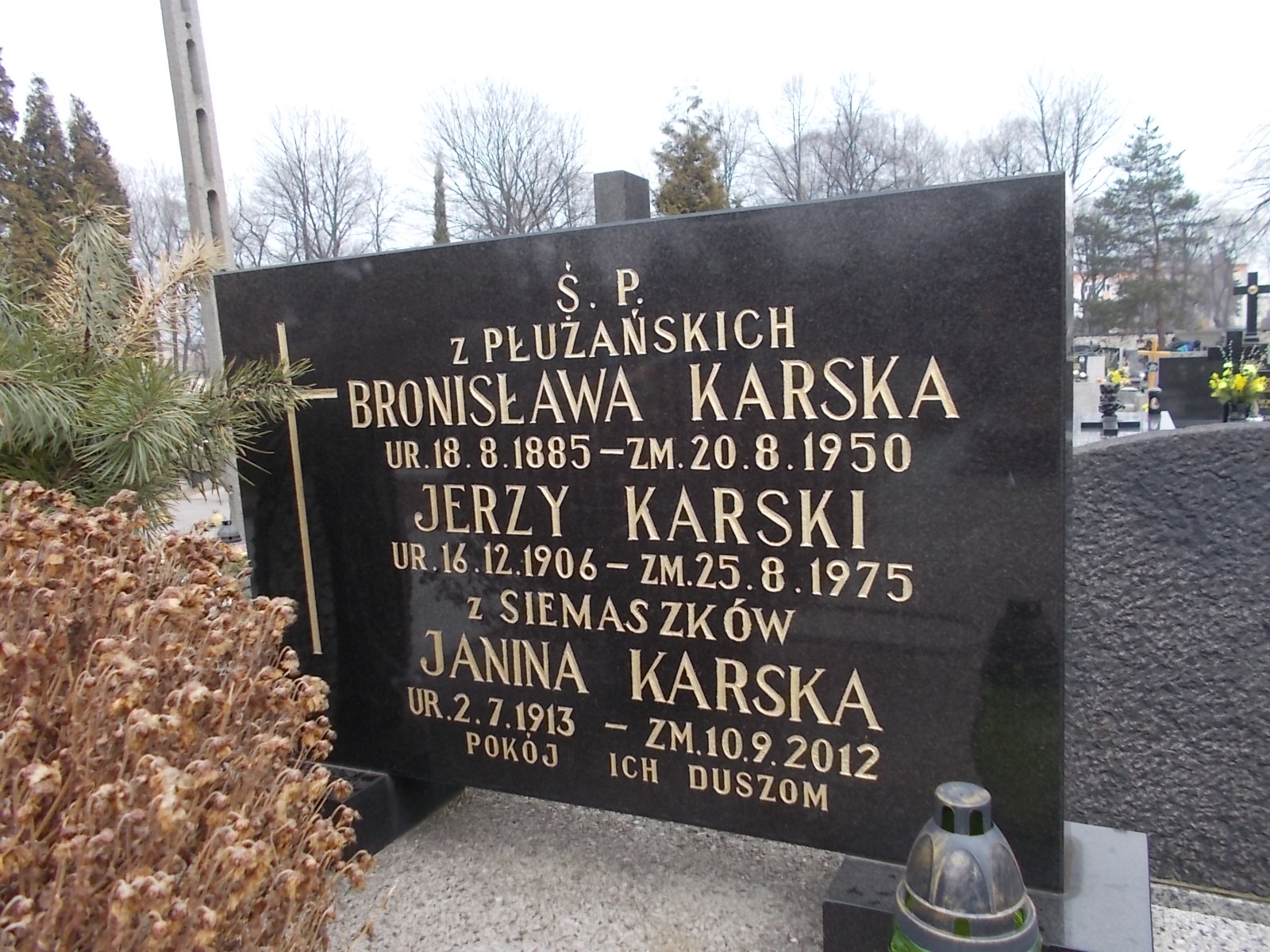 Jerzy Karski 1906 Sosnowiec Wniebowzięcia NMP - Grobonet - Wyszukiwarka osób pochowanych