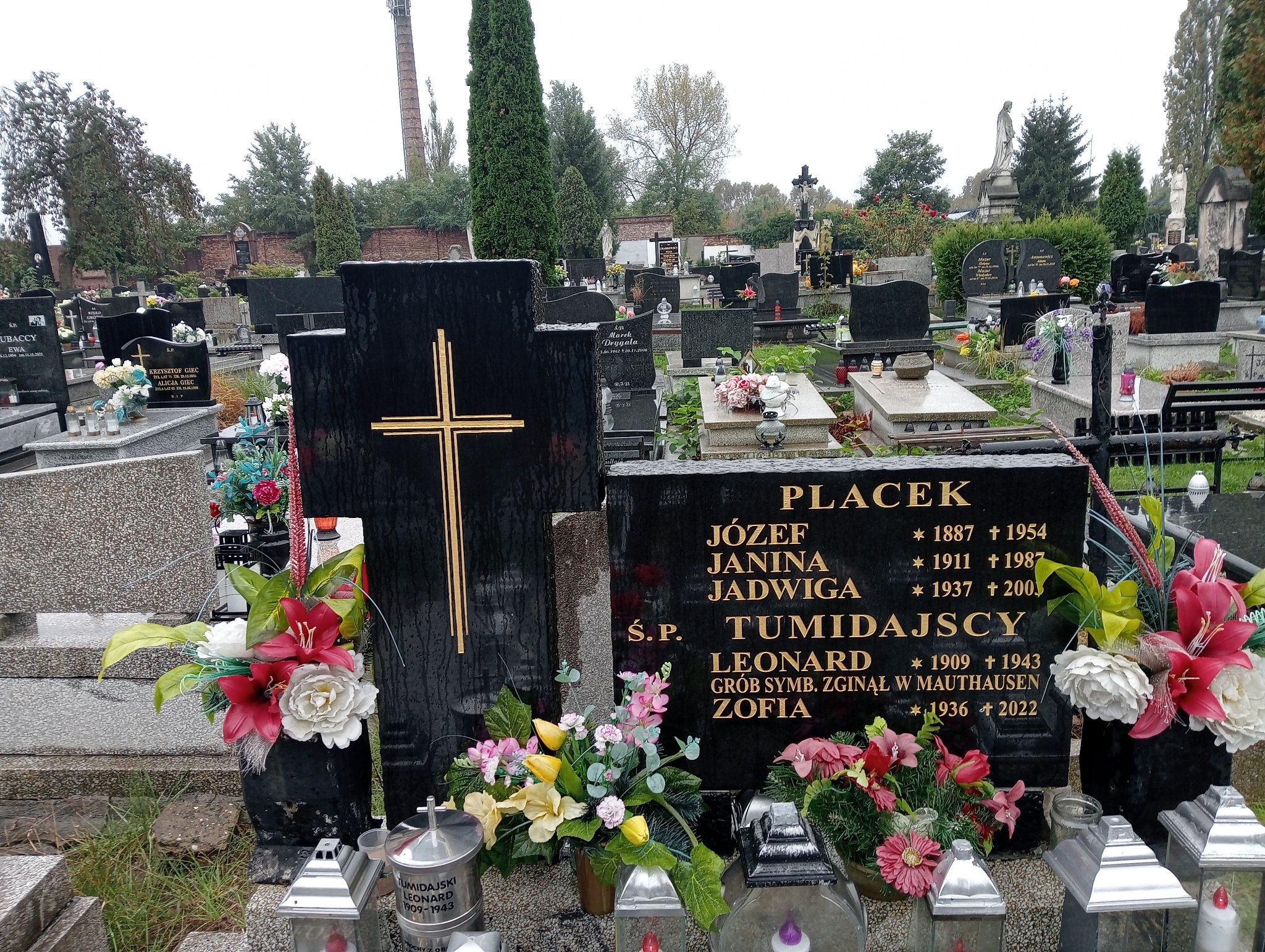 Jadwiga Placek 1936 Sosnowiec Wniebowzięcia NMP - Grobonet - Wyszukiwarka osób pochowanych