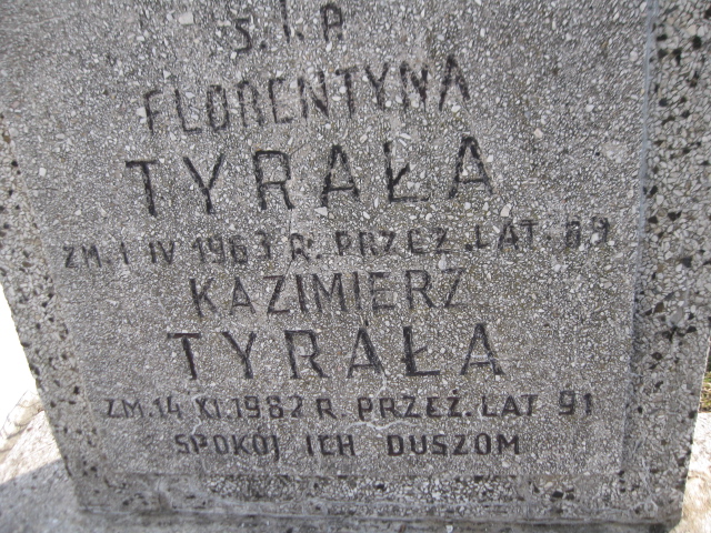 Florentyna Tyrała Sosnowiec Wniebowzięcia NMP - Grobonet - Wyszukiwarka osób pochowanych