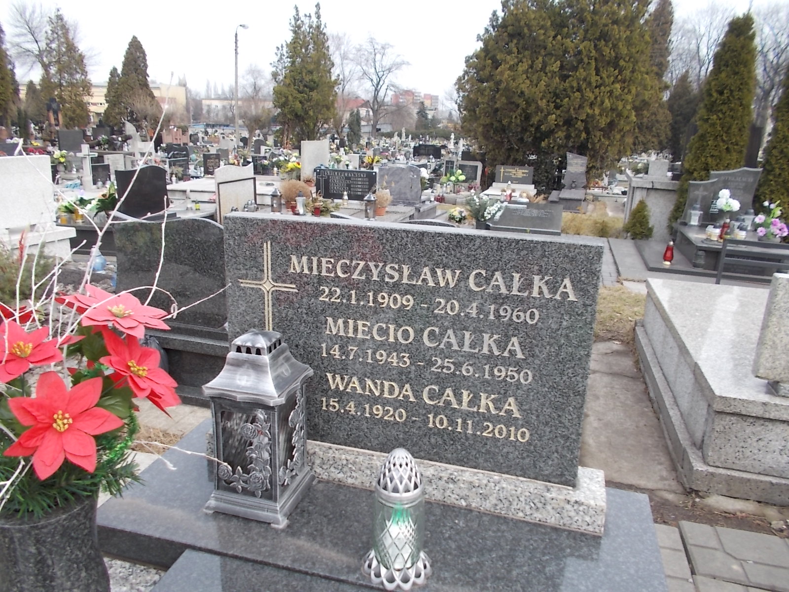 Mieczysław Całka 1943 Sosnowiec Wniebowzięcia NMP - Grobonet - Wyszukiwarka osób pochowanych