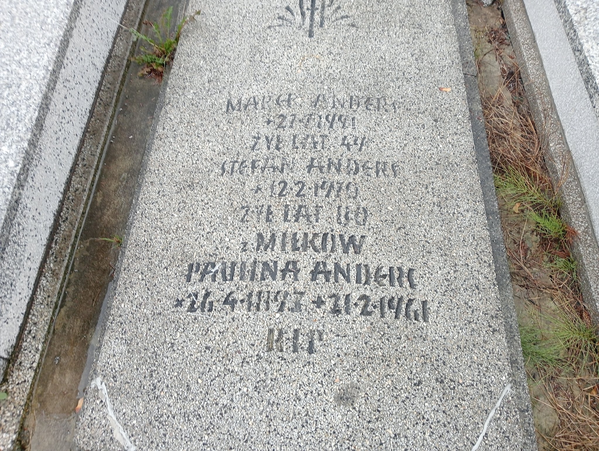 Anna Anders 1943 Sosnowiec Wniebowzięcia NMP - Grobonet - Wyszukiwarka osób pochowanych