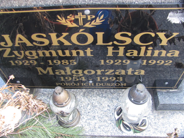 Małgorzata Jaskólska 1954 Sosnowiec Wniebowzięcia NMP - Grobonet - Wyszukiwarka osób pochowanych