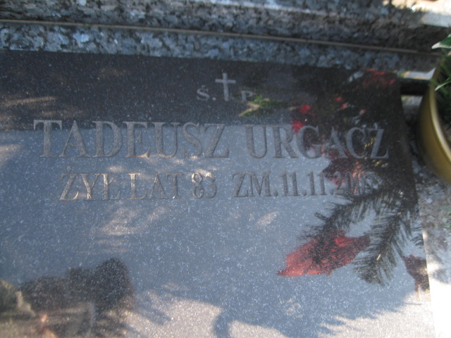 Tadeusz Urgacz Sosnowiec Wniebowzięcia NMP - Grobonet - Wyszukiwarka osób pochowanych