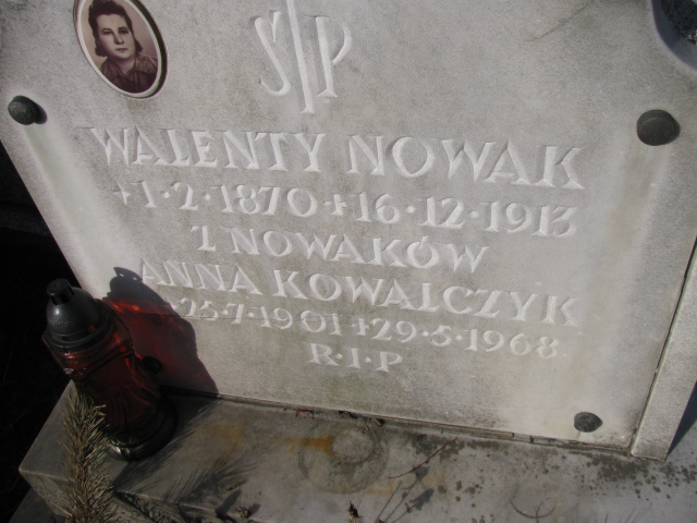 Waletny Nowak 1870 Sosnowiec Wniebowzięcia NMP - Grobonet - Wyszukiwarka osób pochowanych