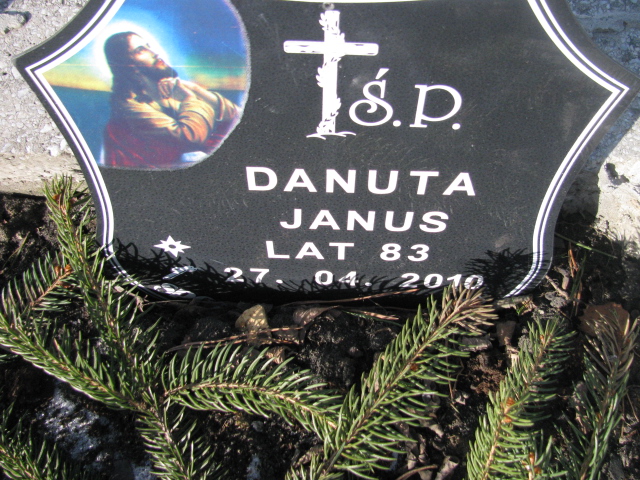 Danuta Janus Sosnowiec Wniebowzięcia NMP - Grobonet - Wyszukiwarka osób pochowanych