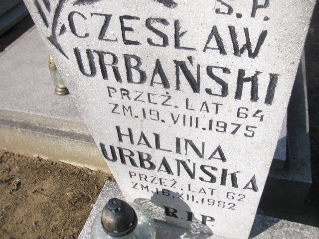 Halina Urbańska Sosnowiec Wniebowzięcia NMP - Grobonet - Wyszukiwarka osób pochowanych