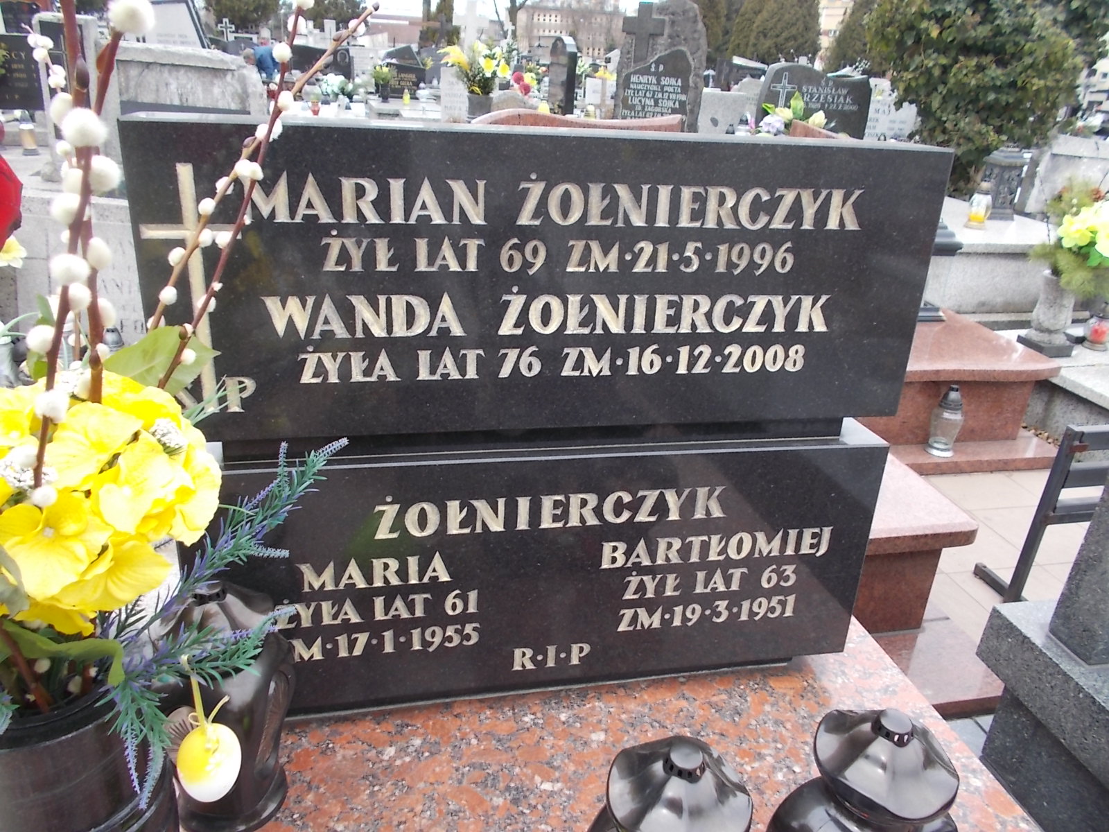 Wanda Żołnierczyk Sosnowiec Wniebowzięcia NMP - Grobonet - Wyszukiwarka osób pochowanych