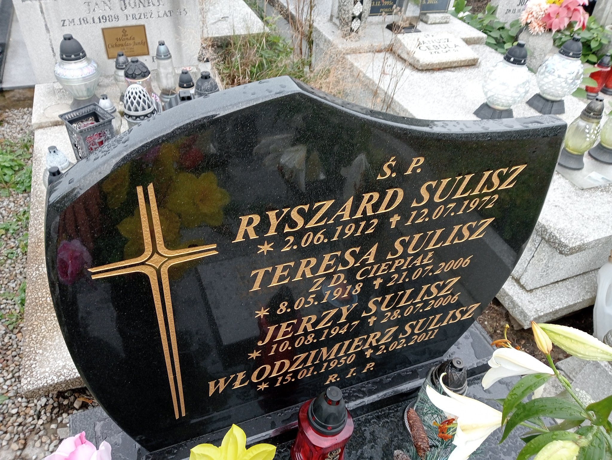 Ryszard Sulisz 1912 Sosnowiec Wniebowzięcia NMP - Grobonet - Wyszukiwarka osób pochowanych