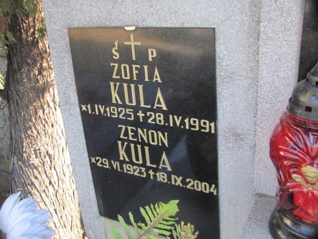 Zofia Kula 1925 Sosnowiec Wniebowzięcia NMP - Grobonet - Wyszukiwarka osób pochowanych