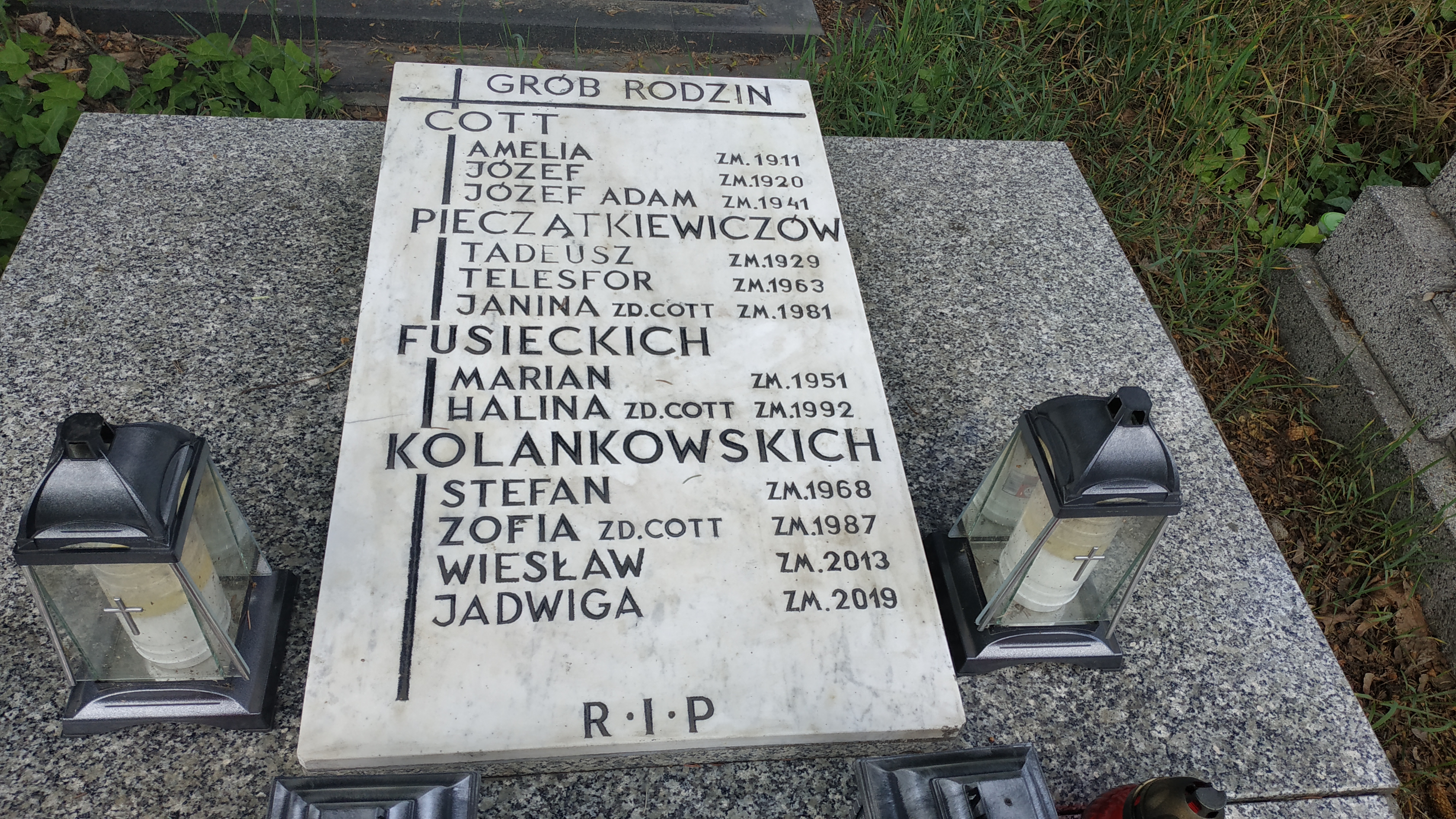 Grób Jadwiga Kolankowska