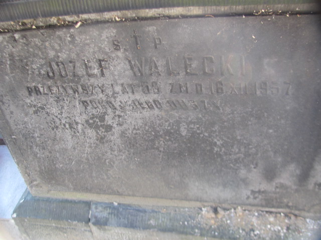 Józef Walecki Sosnowiec Wniebowzięcia NMP - Grobonet - Wyszukiwarka osób pochowanych